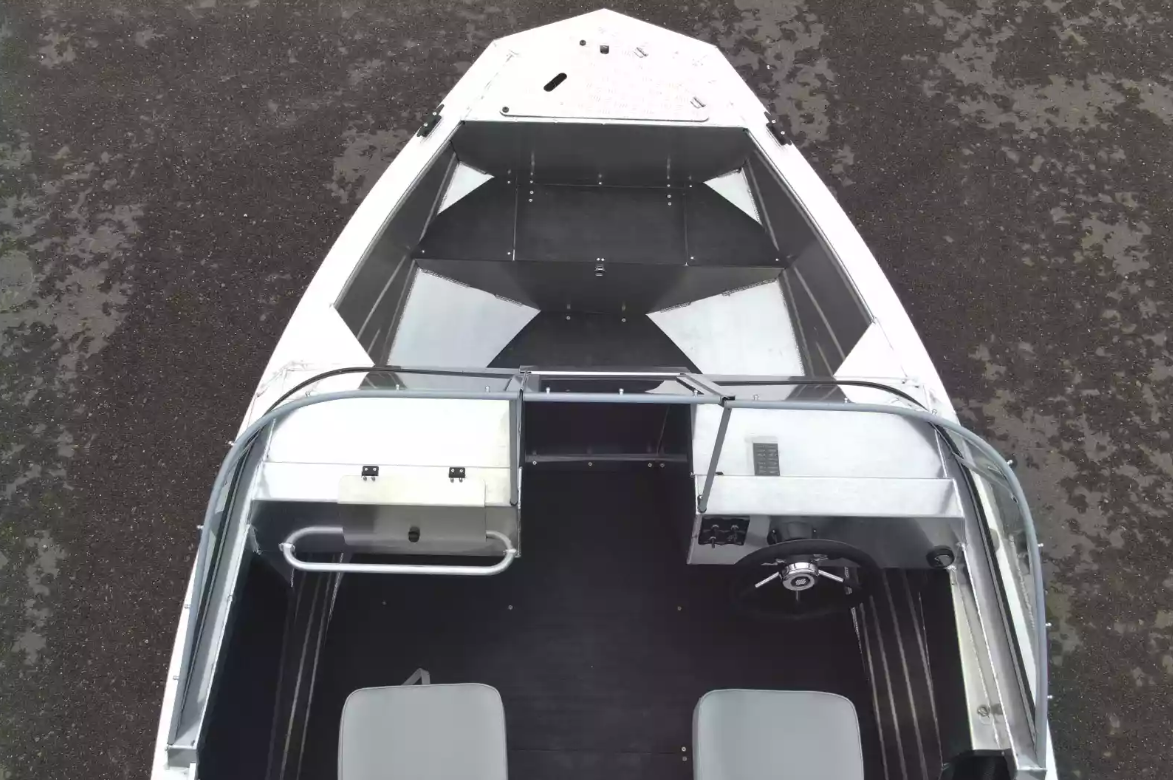 Алюминиевый катер Неман-450 DC NEW без покраски в Рязани