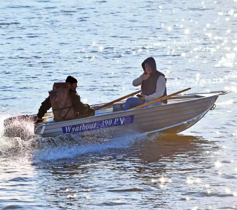 Алюминиевая лодка Wyatboat-390 P в Рязани