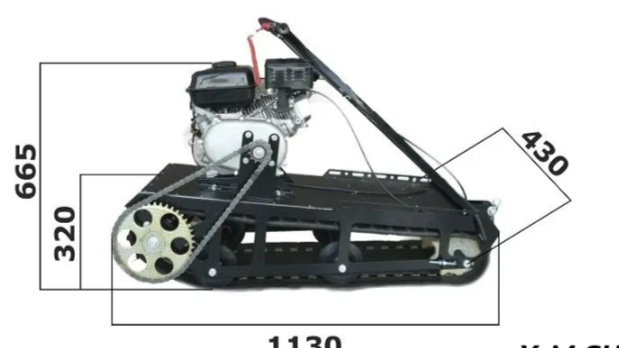 Мотобуксировщик XTREME-MOTORS "Конек-Горбунок" 6.5 л.с. в Рязани