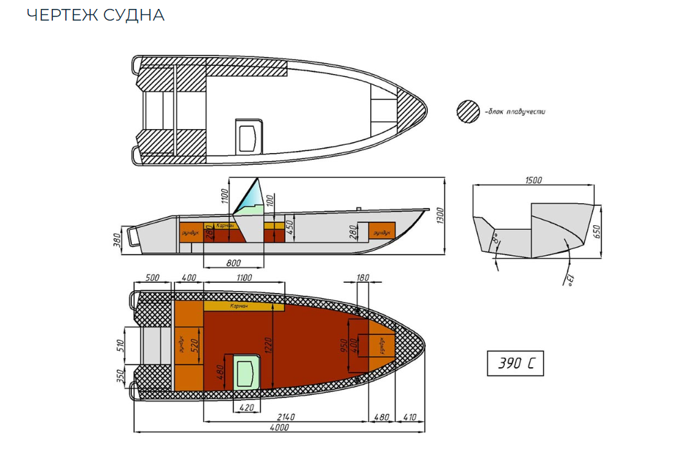 Алюминиевый катер Wyatboat-390 C в Рязани