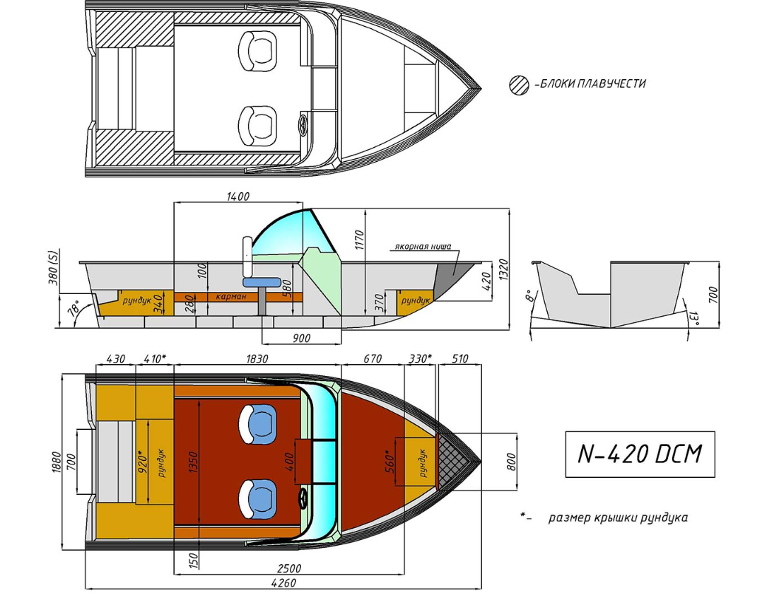 Алюминиевый катер Неман-420 DCM в Рязани