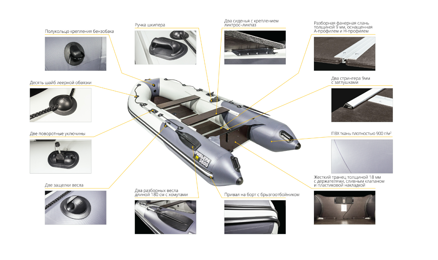 Лодка Ривьера Компакт 2900 СК в Рязани