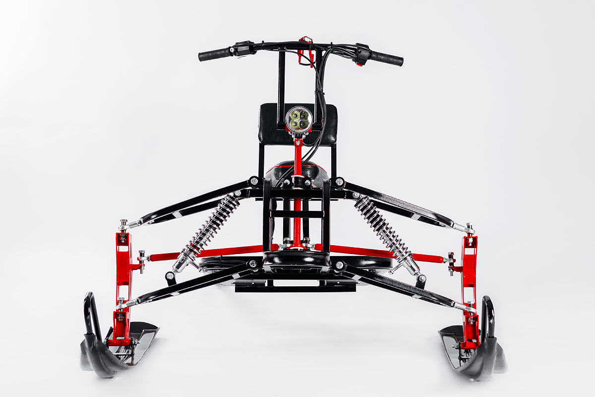 Лыжный модуль IKUDZO с подогревом ручек пластиковые лыжи в Рязани