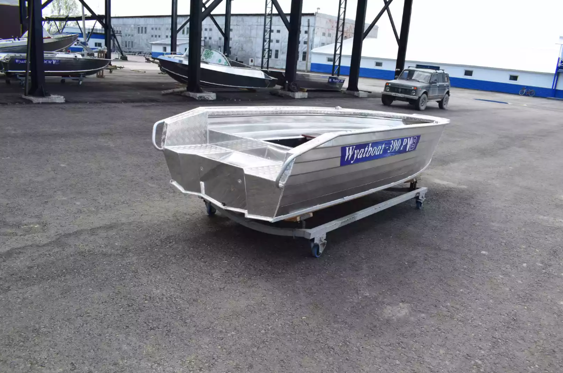 Алюминиевая лодка Wyatboat-390Р Увеличенный борт в Рязани