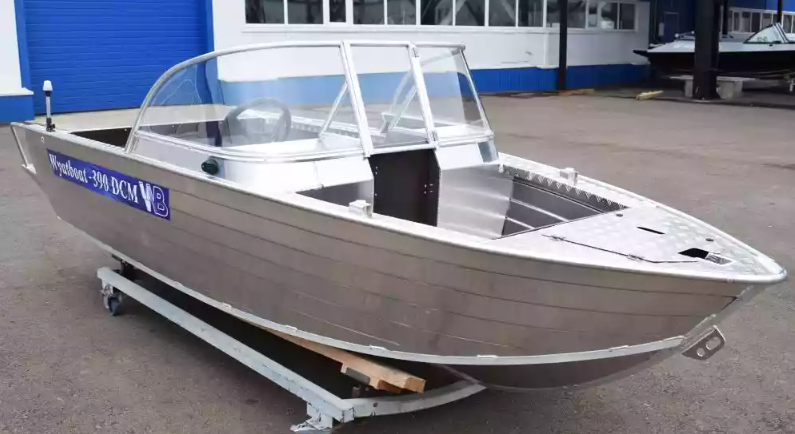 Алюминиевый катер Wyatboat-390 DCM Увеличенный борт в Рязани