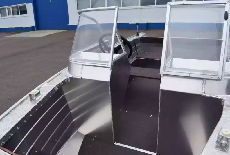 Алюминиевый катер Wyatboat-390 DCM Увеличенный борт в Рязани