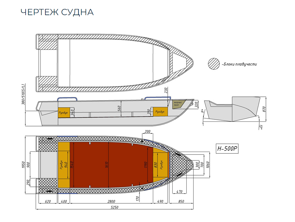Алюминиевая лодка Неман-500 P в Рязани