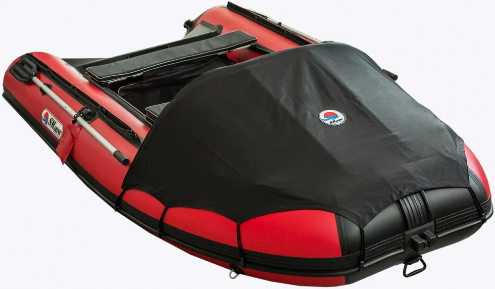 КОМПЛЕКТ НОСОВОГО ТЕНТА К ЛОДКЕ SMARINE AIR MAX 380 ЧЕРНЫЙ в Рязани