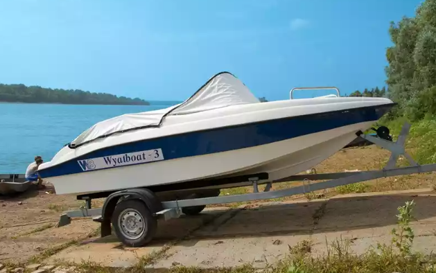 Стеклопластиковый катер Wyatboat-3 (c рундуками) в Рязани