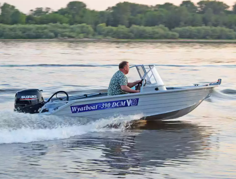 Алюминиевый катер Wyatboat-390 DCM в Рязани