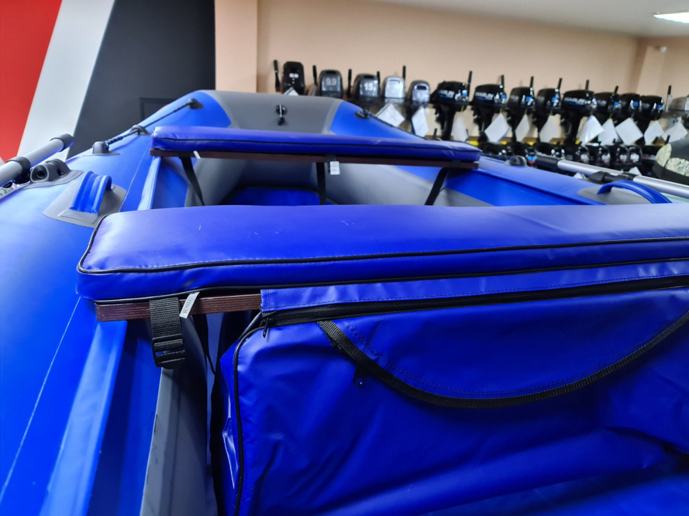 КОМПЛЕКТ МЯГКИХ НАКЛАДОК С СУМКОЙ ДЛЯ ЛОДОК 90Х20 СИНИЙ в Рязани