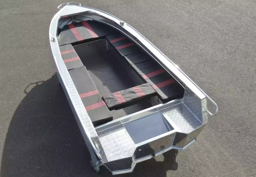 Алюминиевая лодка Wyatboat-390РМ увеличенный борт в Рязани