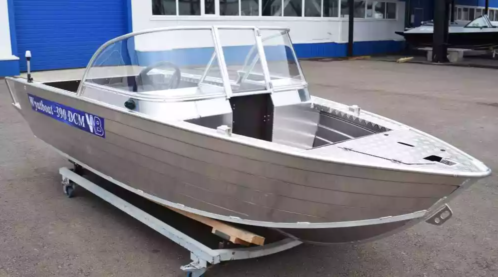 Алюминиевая лодка Wyatboat-390 DCM Увеличенный борт в Рязани