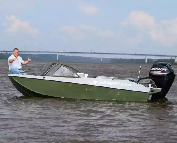 Алюминиевый катер Неман 500 DC водомёт в Рязани