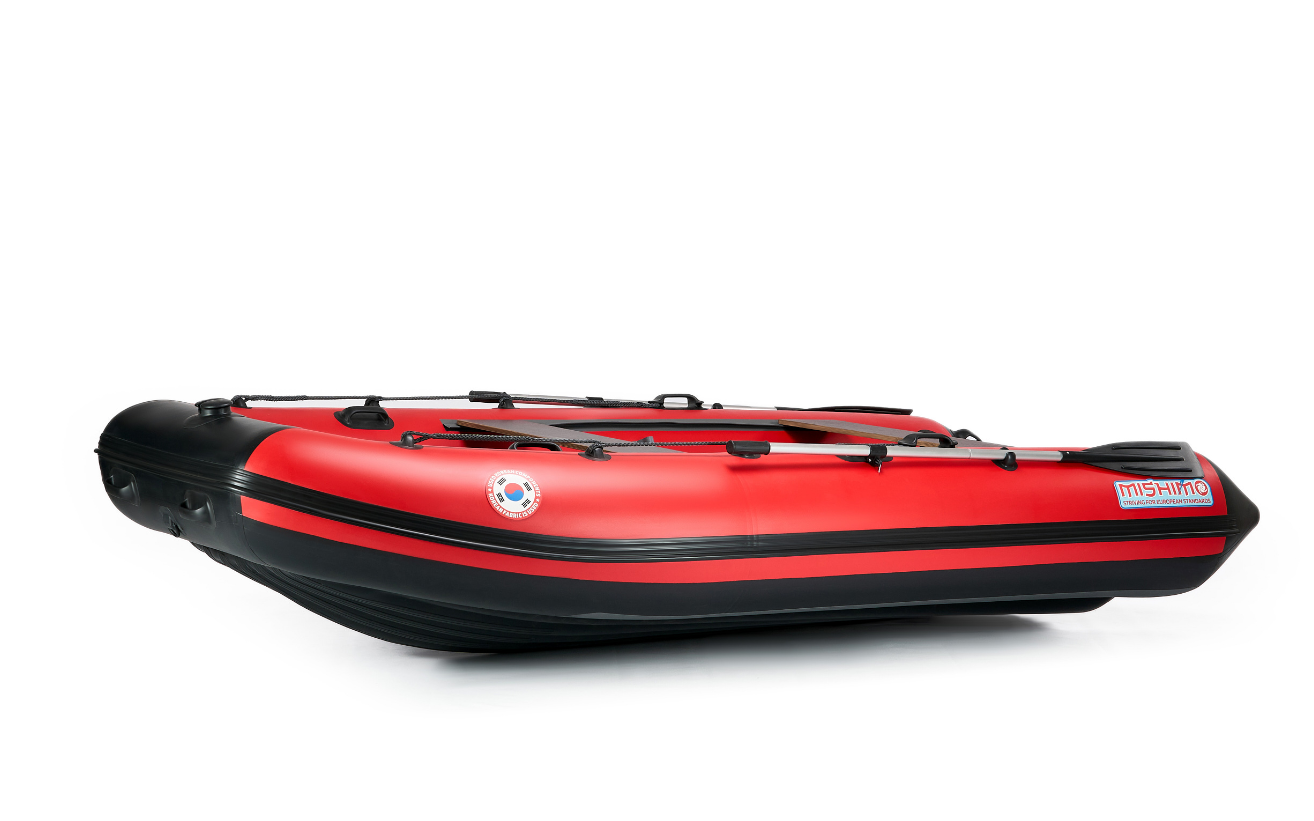 КОМПЛЕКТ ЛОДКА MISHIMO RAPID 380 PRO+ ЛОДОЧНЫЙ МОТОР MARLIN MP 9.9 (20) AMHS PROLINE FORCE в Рязани