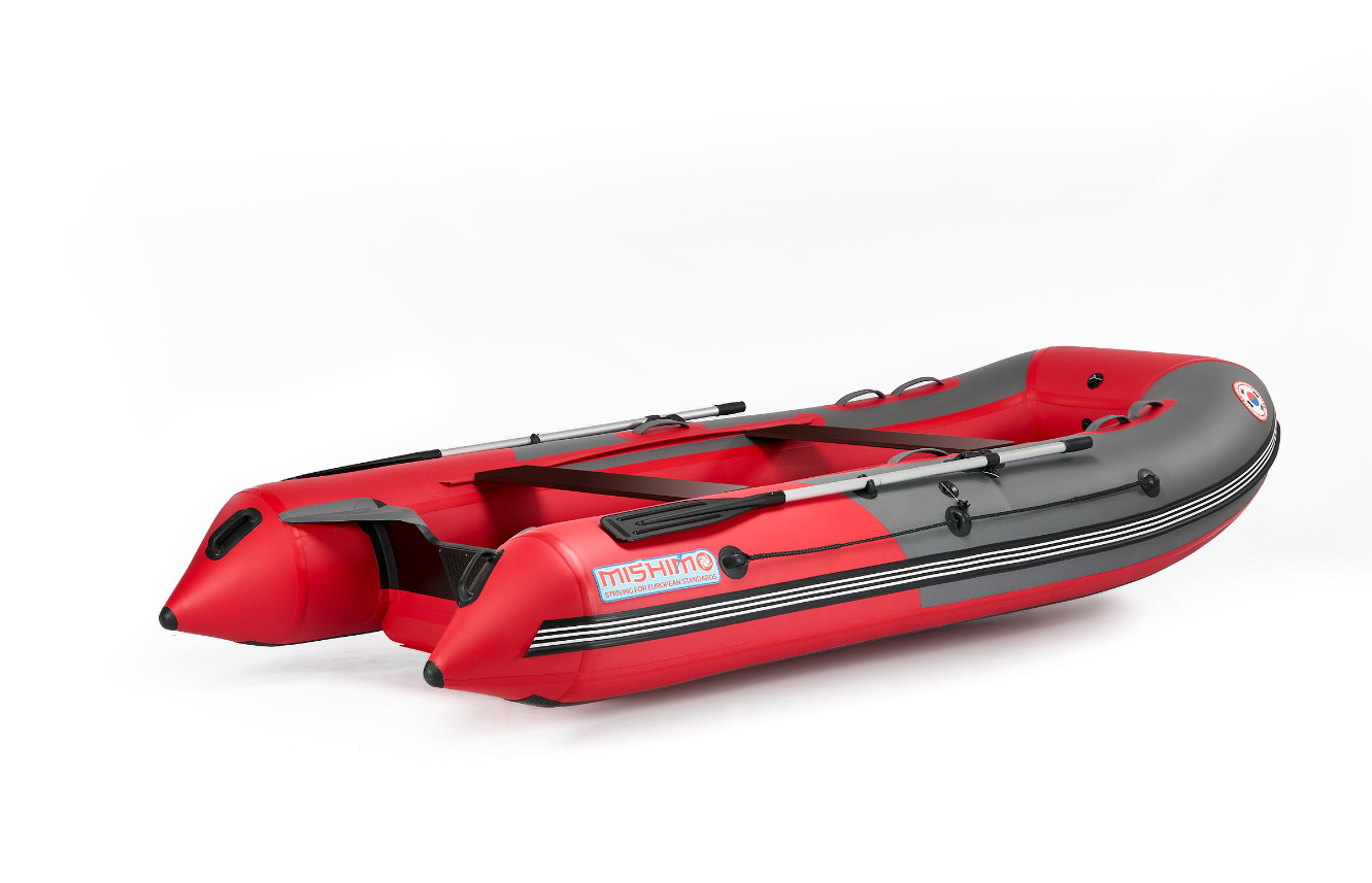 КОМПЛЕКТ ЛОДКА MISHIMO PRO 350 + ЛОДОЧНЫЙ МОТОР MARLIN MP 9.9 (15) AMHS PROLINE в Рязани