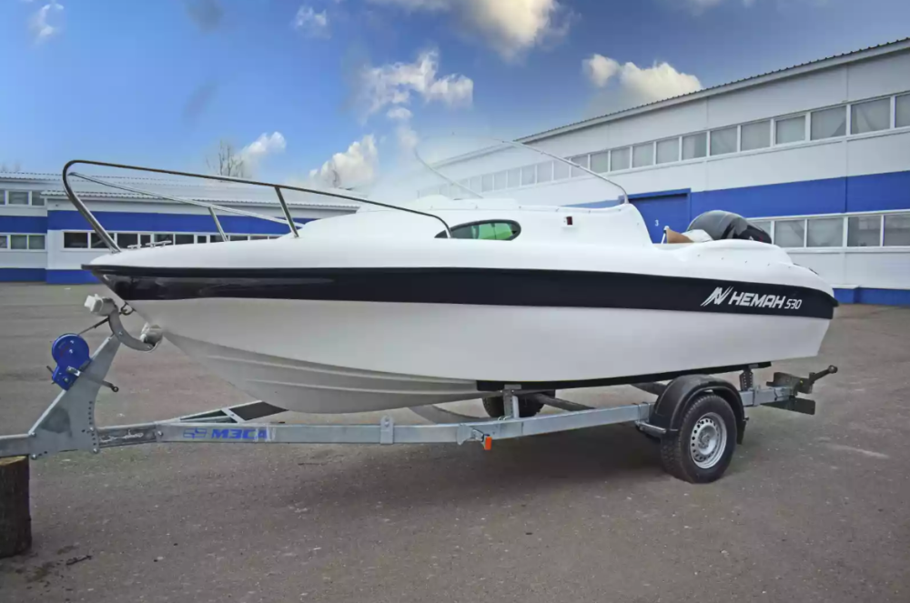 Стеклопластиковый катер Neman-530 с каютой в Рязани