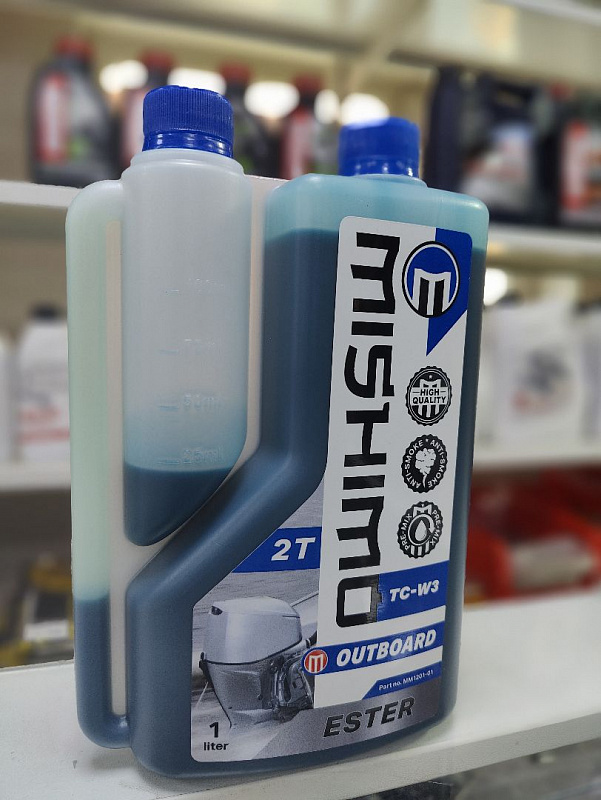 Масло MISHIMO 2T OUTBOARD (ESTER) полусинтетика 1 л в Рязани