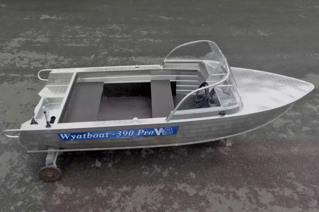 Алюминиевая лодка Wyatboat-390 Pro в Рязани