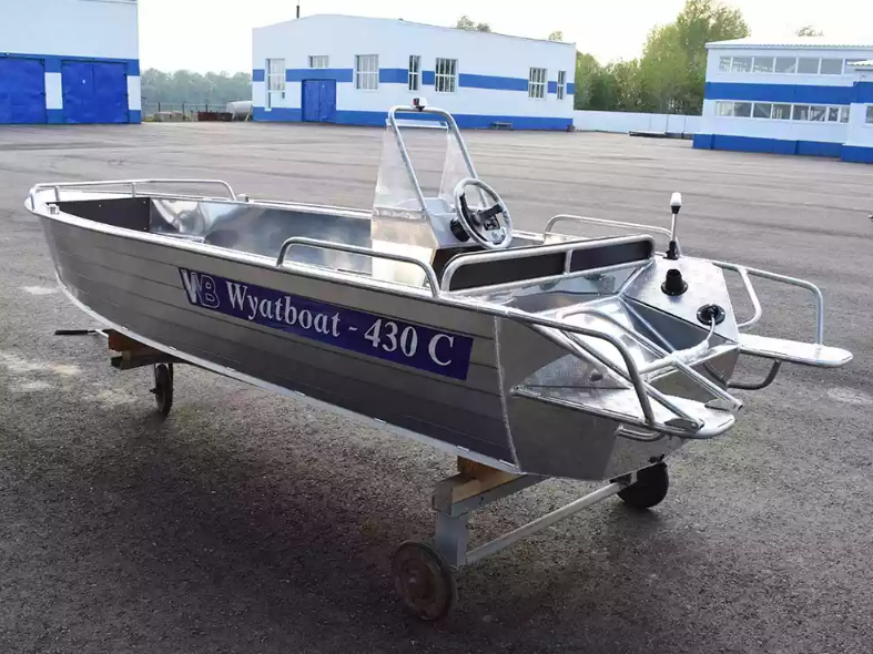 Алюминиевый катер Wyatboat-430 C в Рязани
