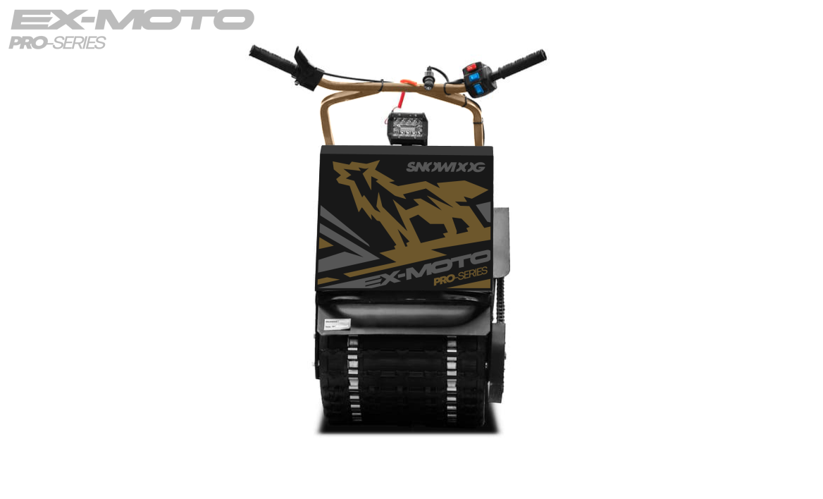 Мотобуксировщик EX-MOTO SNOWDOG S380 8л.с. в Рязани