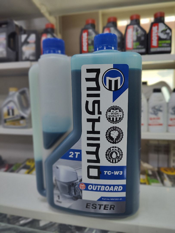 Масло MISHIMO 2T OUTBOARD (ESTER) полусинтетика 1 л в Рязани
