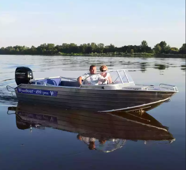 Алюминиевый катер Wyatboat-490 Pro в Рязани