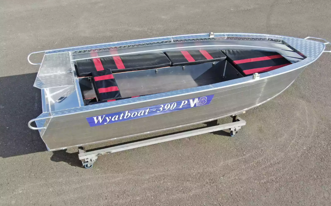 Алюминиевая лодка Wyatboat-390РМ увеличенный борт в Рязани