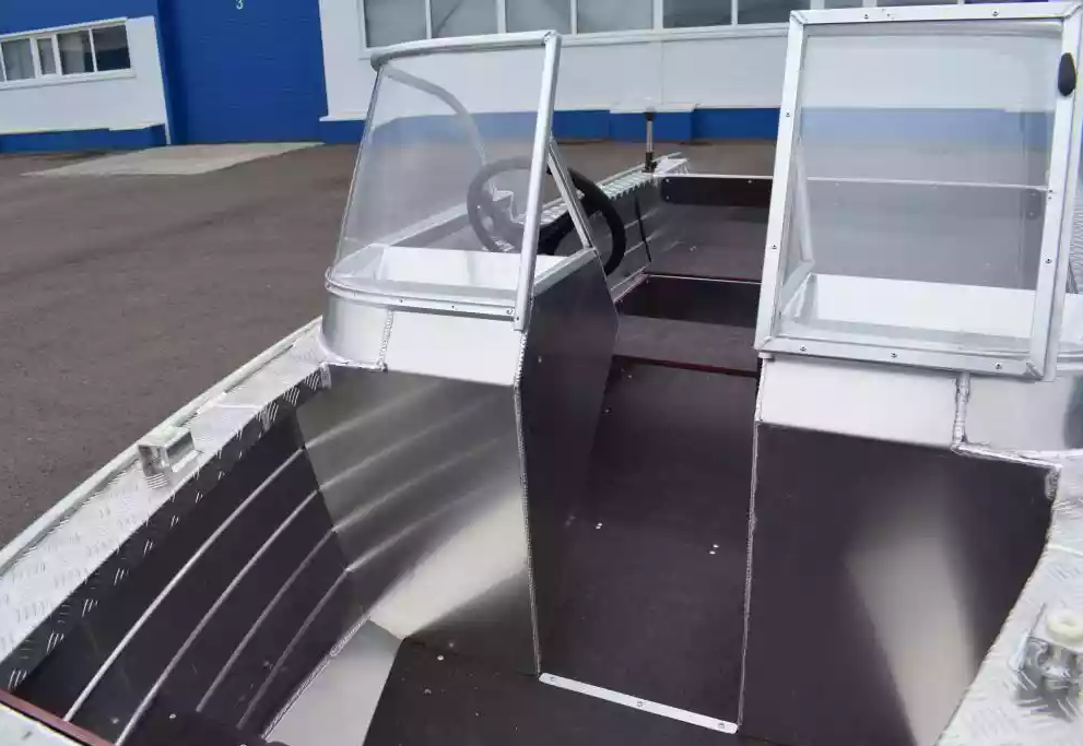 Алюминиевая лодка Wyatboat-390 DCM Увеличенный борт в Рязани