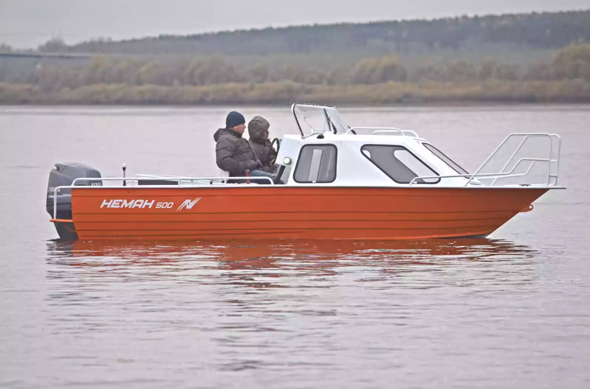 Алюминиевый катер Неман-500 (каютный) в Рязани