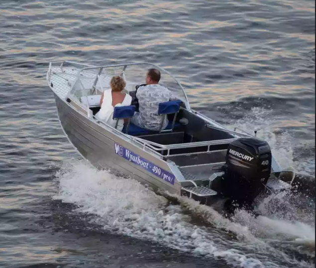 Алюминиевый катер Wyatboat-490 Pro в Рязани