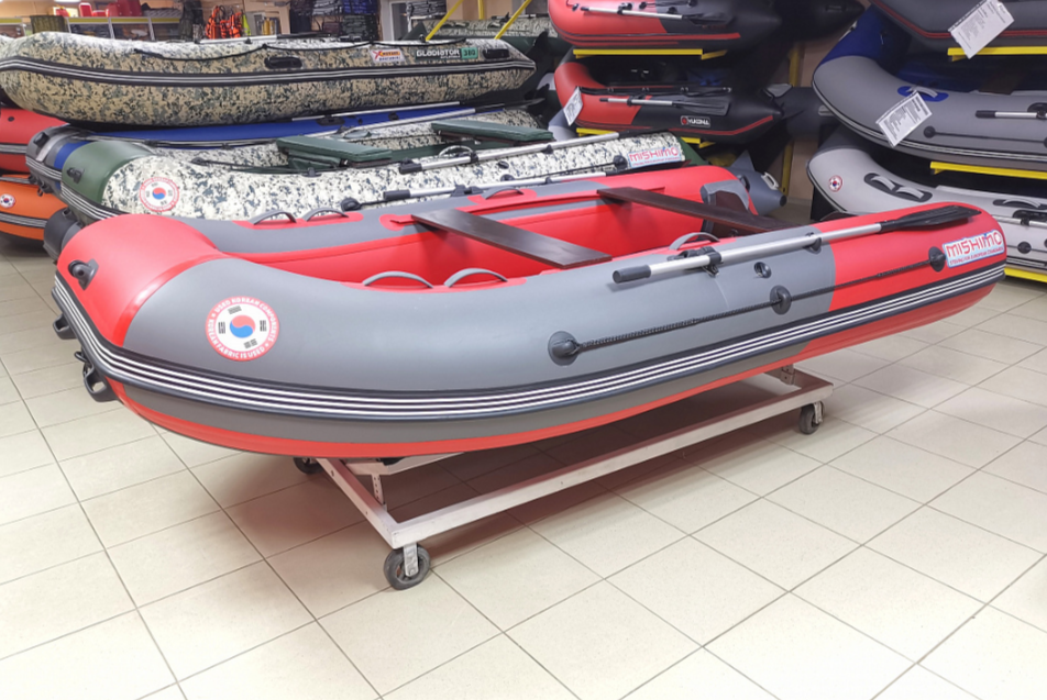 КОМПЛЕКТ Лодка MISHIMO PRO 350 + ЛОДОЧНЫЙ МОТОР MARLIN MP 9.9 (20) AMHS PRO в Рязани