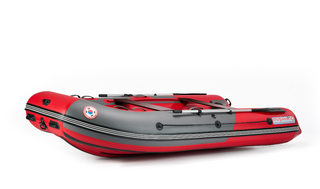 КОМПЛЕКТ ЛОДКА MISHIMO PRO 350 + ЛОДОЧНЫЙ МОТОР MARLIN MP 9.9 (15) AMHS PROLINE в Рязани