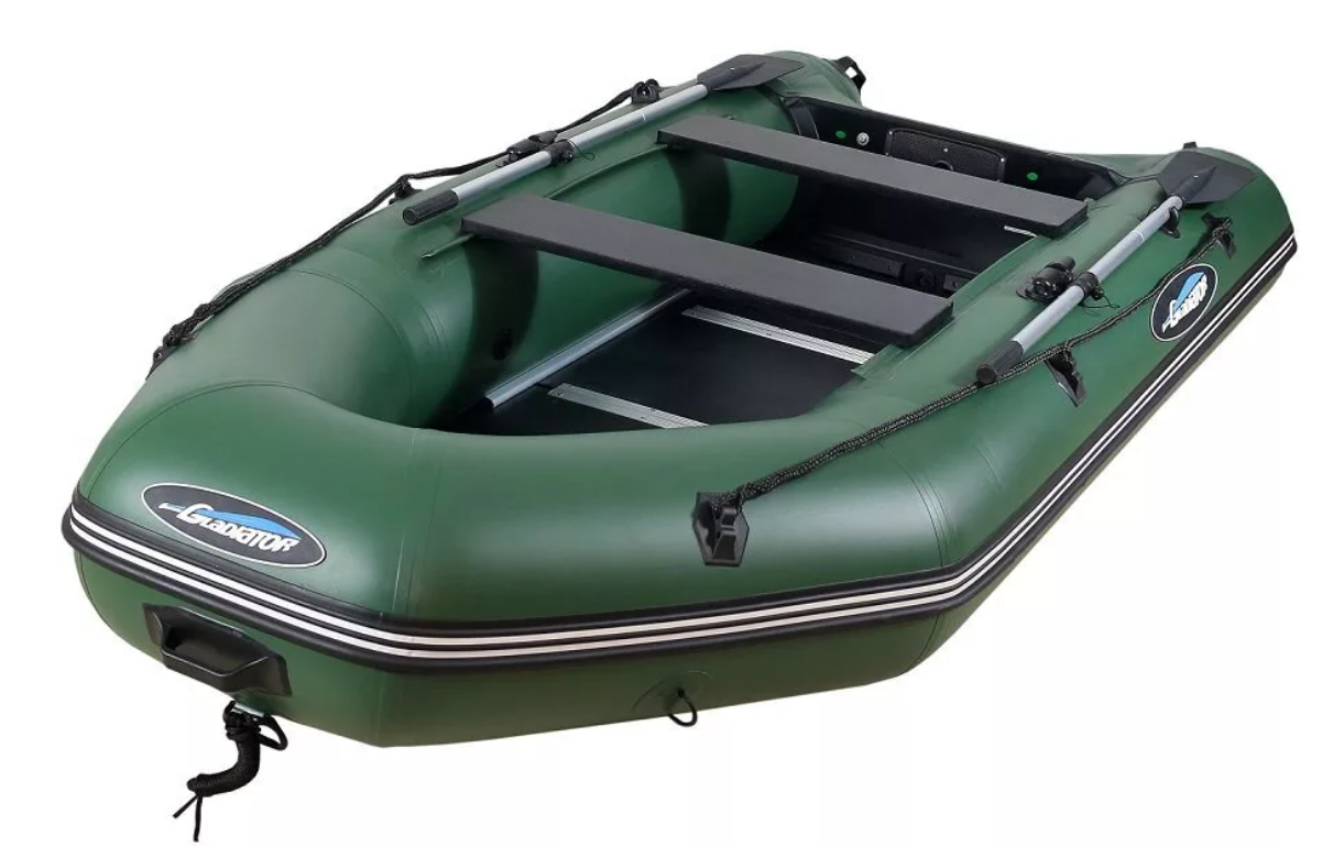 МОТОРНО-ГРЕБНАЯ ЛОДКА ПВХ GLADIATOR A 280 ТК С ФАНЕРНЫМ ДНОМ в Рязани