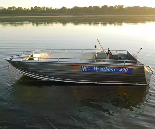 Алюминиевый катер Wyatboat-490 C в Рязани