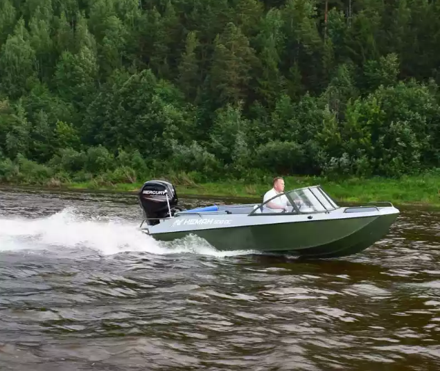 Алюминиевый катер Неман 500 DC водомёт в Рязани