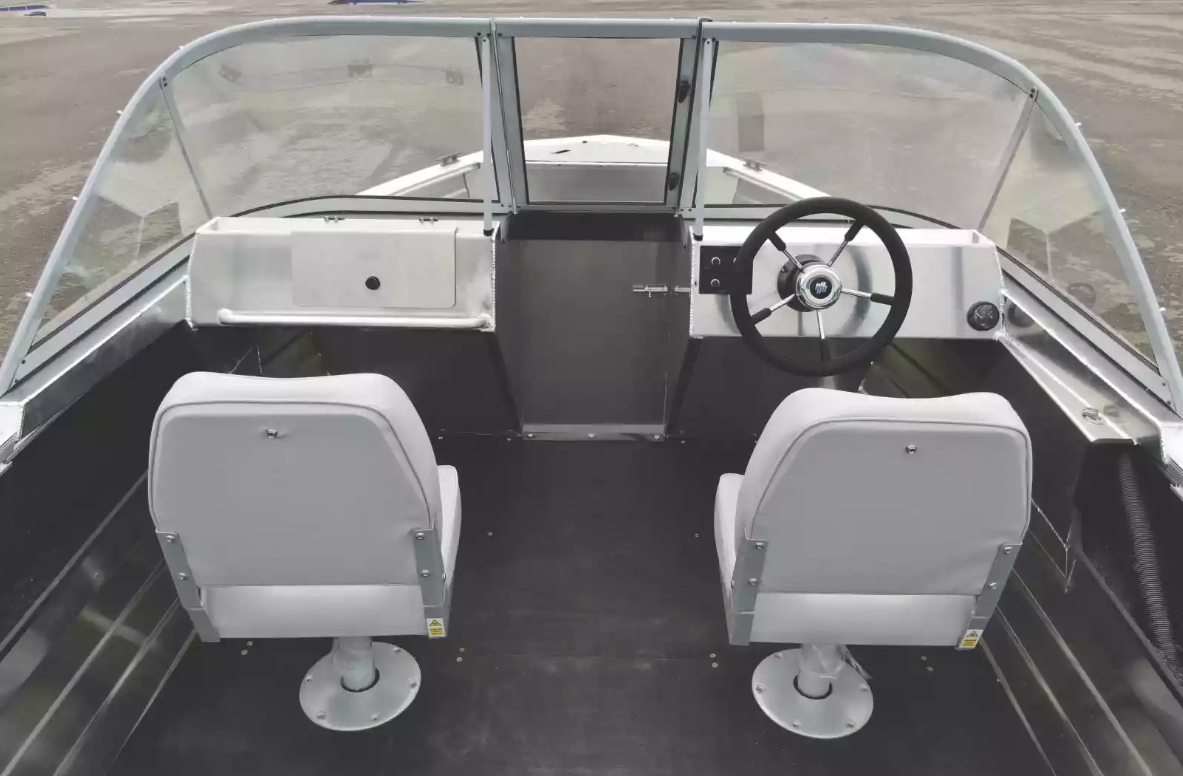 Алюминиевый катер Неман-450 DC NEW без покраски в Рязани