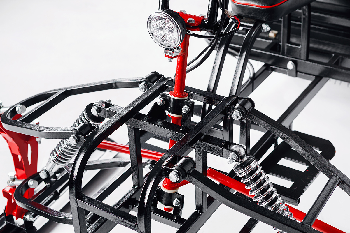 Лыжный модуль IKUDZO с подогревом ручек пластиковые лыжи в Рязани