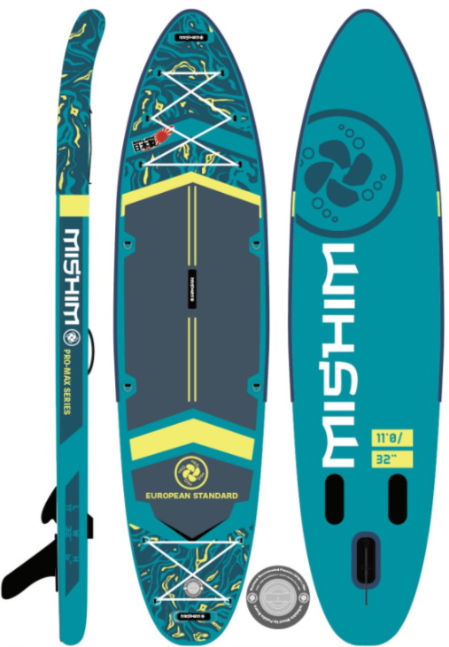 SUP (САП) Доска MISHIMO PRO-MAX Light Teal 11’ (335см) в Рязани