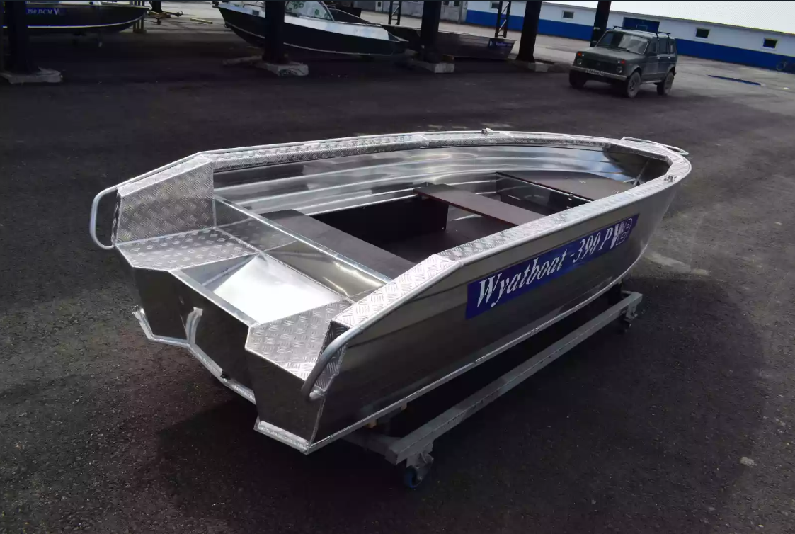 Алюминиевая лодка Wyatboat-390Р Увеличенный борт в Рязани