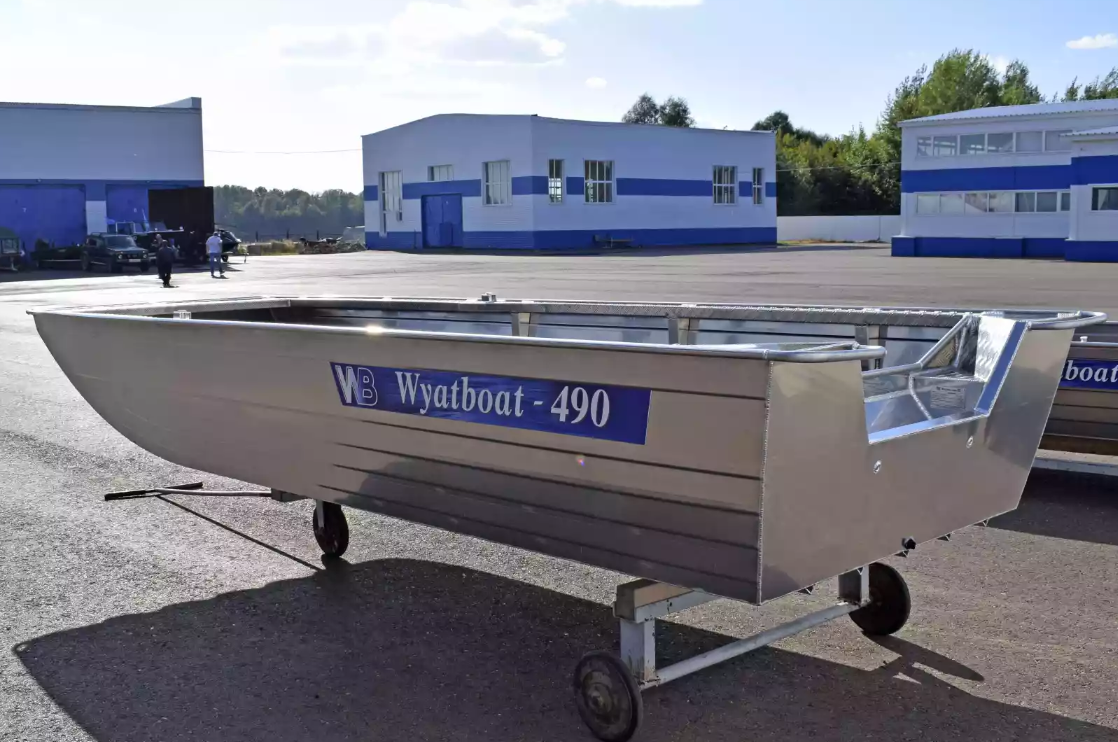 Алюминиевая лодка Wyatboat-490 Jonboat в Рязани