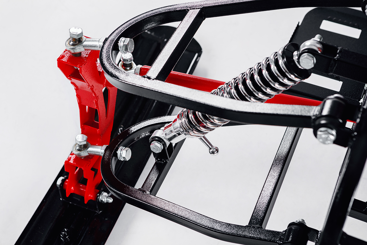 Лыжный модуль IKUDZO с подогревом ручек пластиковые лыжи в Рязани