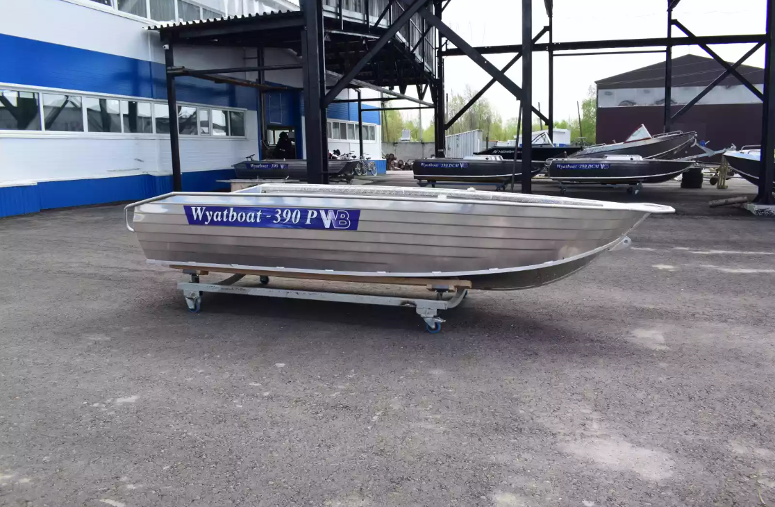 Алюминиевая лодка Wyatboat-390Р Увеличенный борт в Рязани
