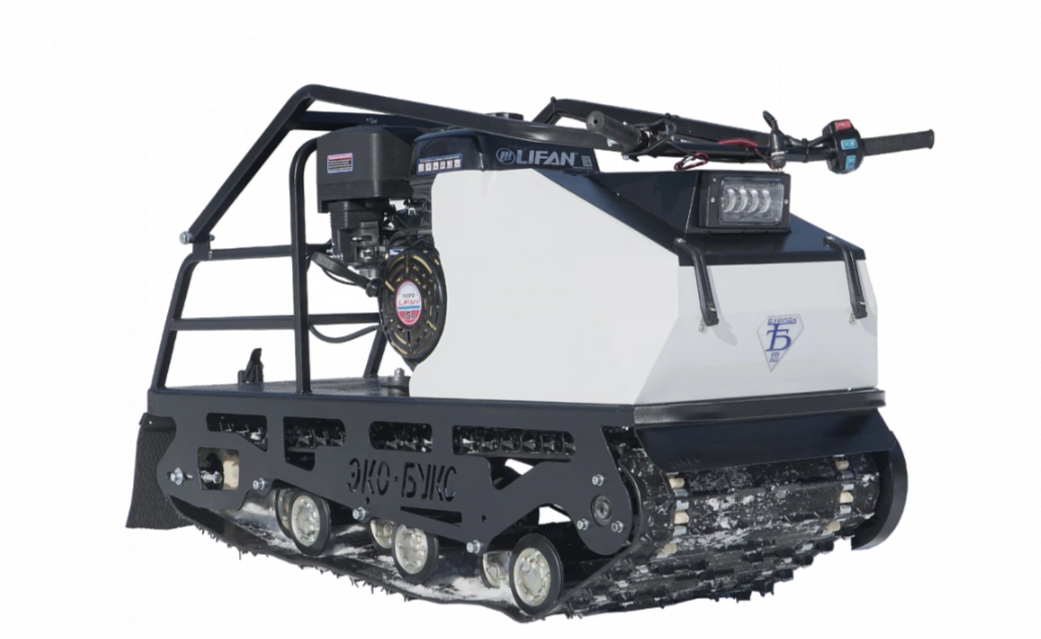 Мотобуксировщик ЭКО-букс V.2 15 л.с. (катковая подвеска, передний привод, длина 1450 мм) в Рязани