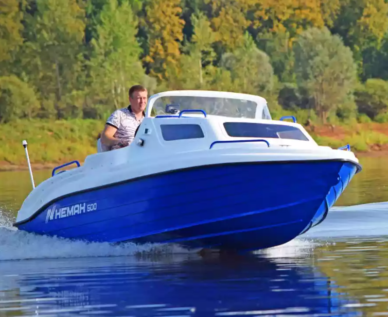 Комбинированный катер Neman-500 с каютой в Рязани