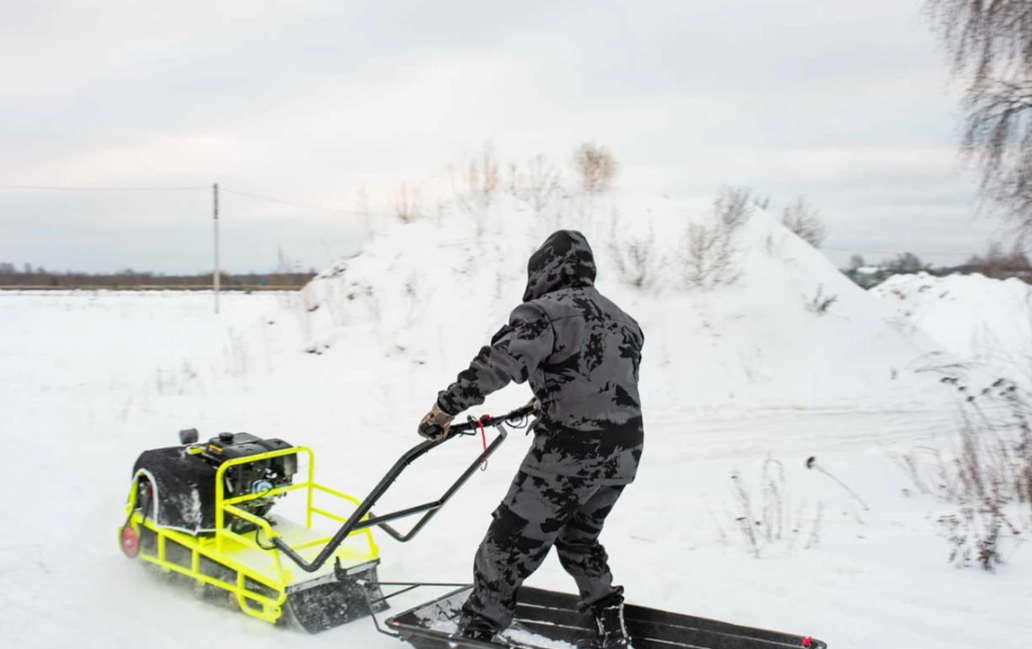 Мотобуксировщик Бурлак ХОЗЯИН-1 (капот металл) в Рязани
