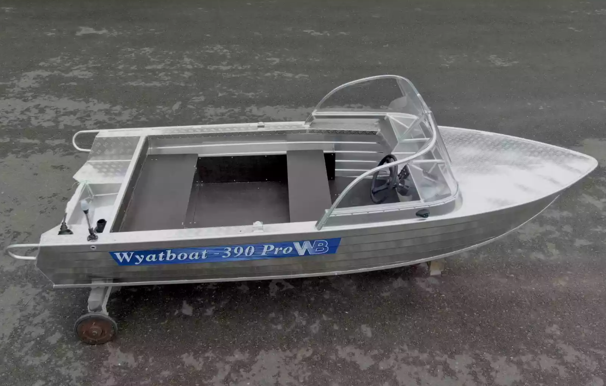 Алюминиевый катер Wyatboat-390 Pro в Рязани