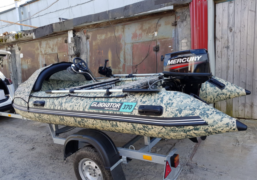 НАДУВНАЯ ЛОДКА GLADIATOR C370AL в Рязани