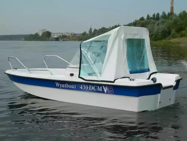 Стеклопластиковый катер Wyatboat-430 DCM (тримаран) в Рязани