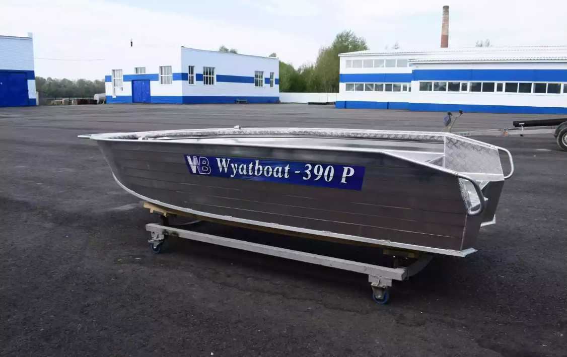 Алюминиевая лодка Wyatboat-390Р Увеличенный борт в Рязани